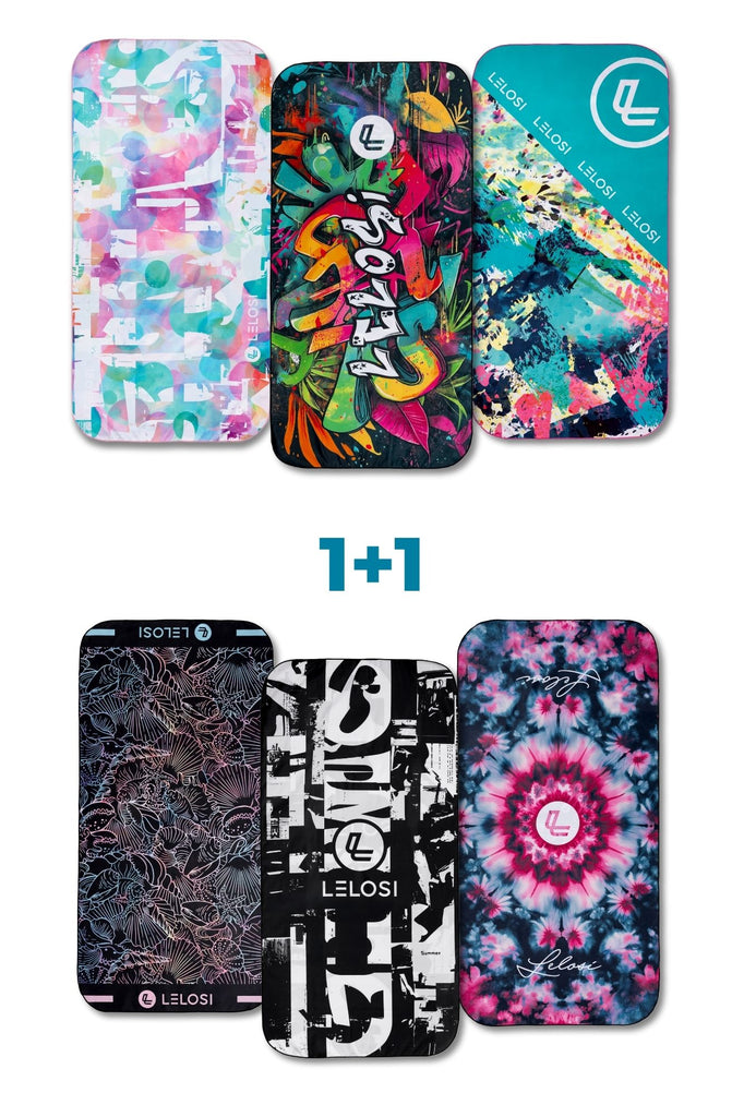 lelosi pacchetto di asciugamani in microfibra (2x) 0