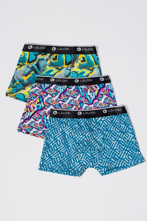 lelosi set di boxer per bambini happycolours (confezione da 3) 1