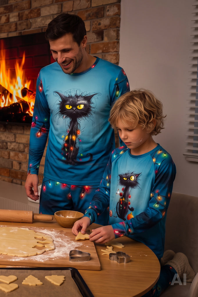 lelosi pigiama da uomo catvibe 0
