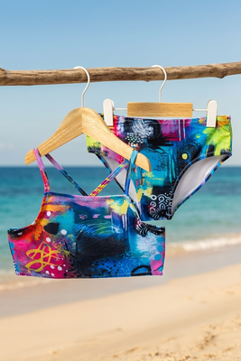 Costume da bagno due pezzi per bambine Altiani