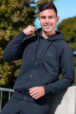 Felpe con cerniera in cotone