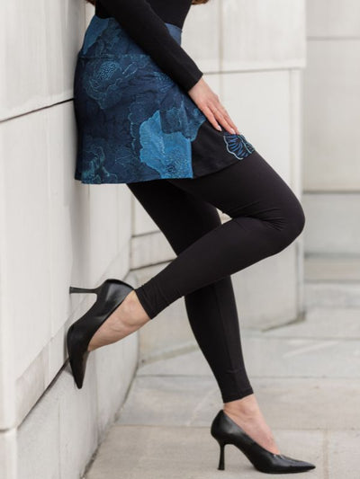 Leggings con la gonna