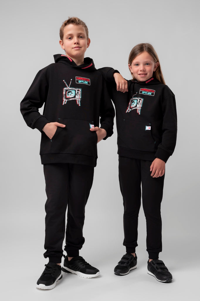 lelosi felpa con cappuccio per bambini yuri 0