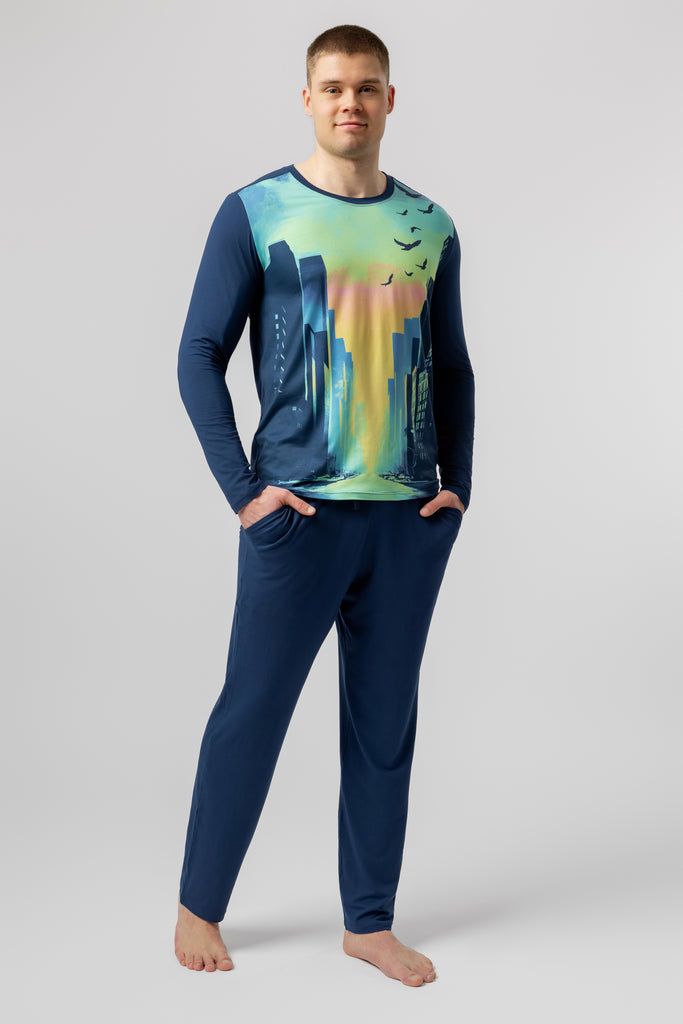 lelosi pigiama da uomo david 0