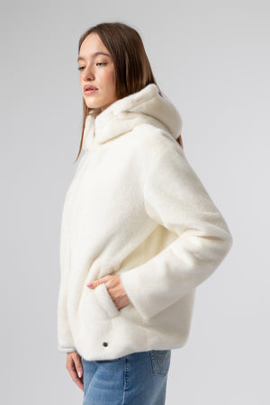 lelosi giacca in pelliccia sintetica cozy 1