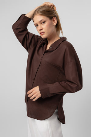 lelosi camicia chicline espresso 1