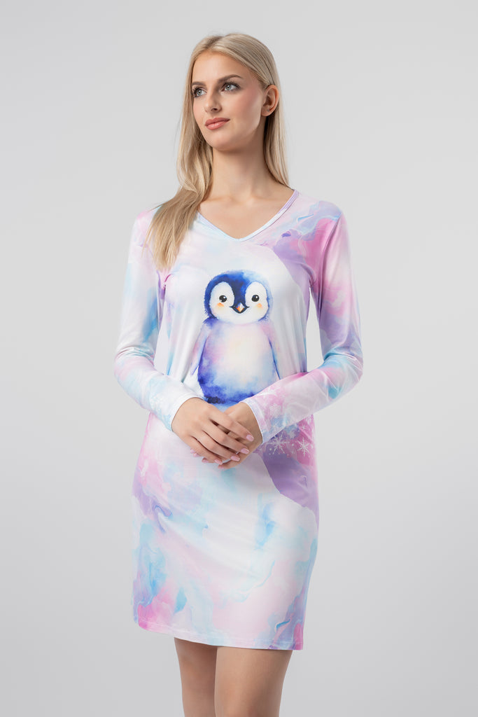 lelosi camicia da notte penguiny 0