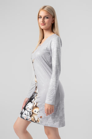 lelosi camicia da notte snowy 1