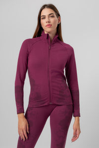 Felpa Seamless con cerniera Avila