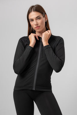 Felpa Seamless con cerniera Yachats