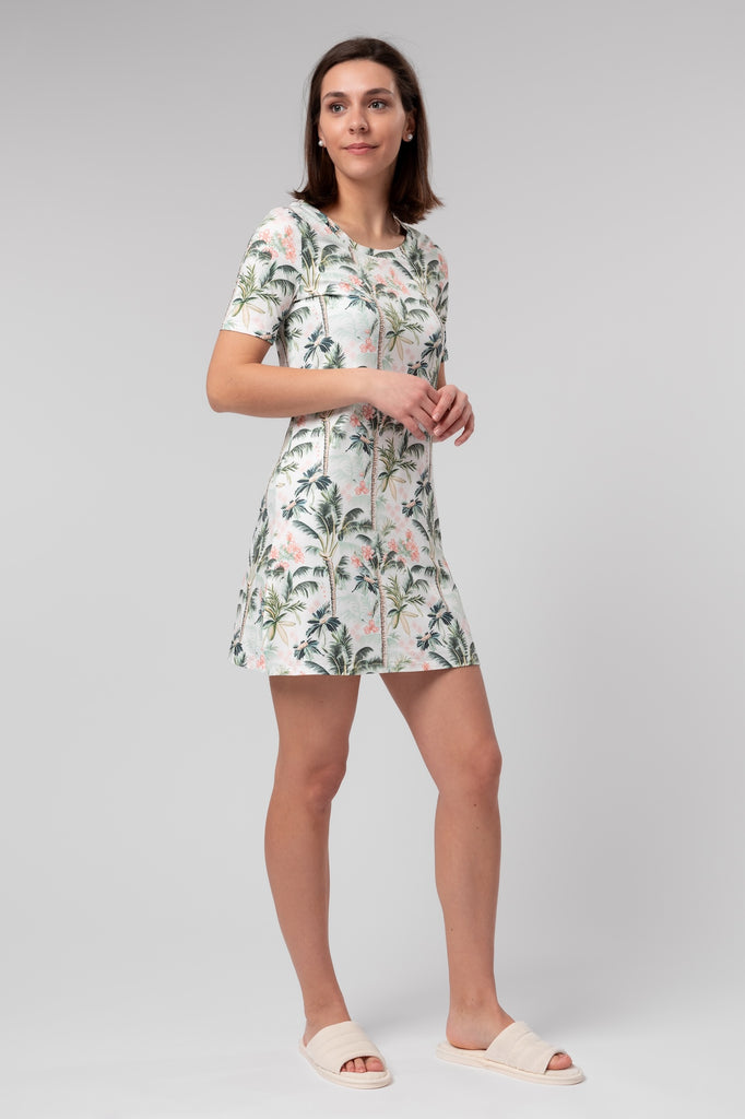 lelosi camicia da notte corta tamia 0