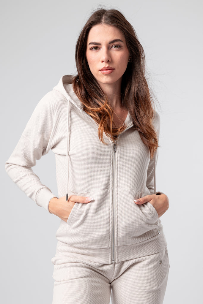 lelosi supercomfort felpa con zip willow 0